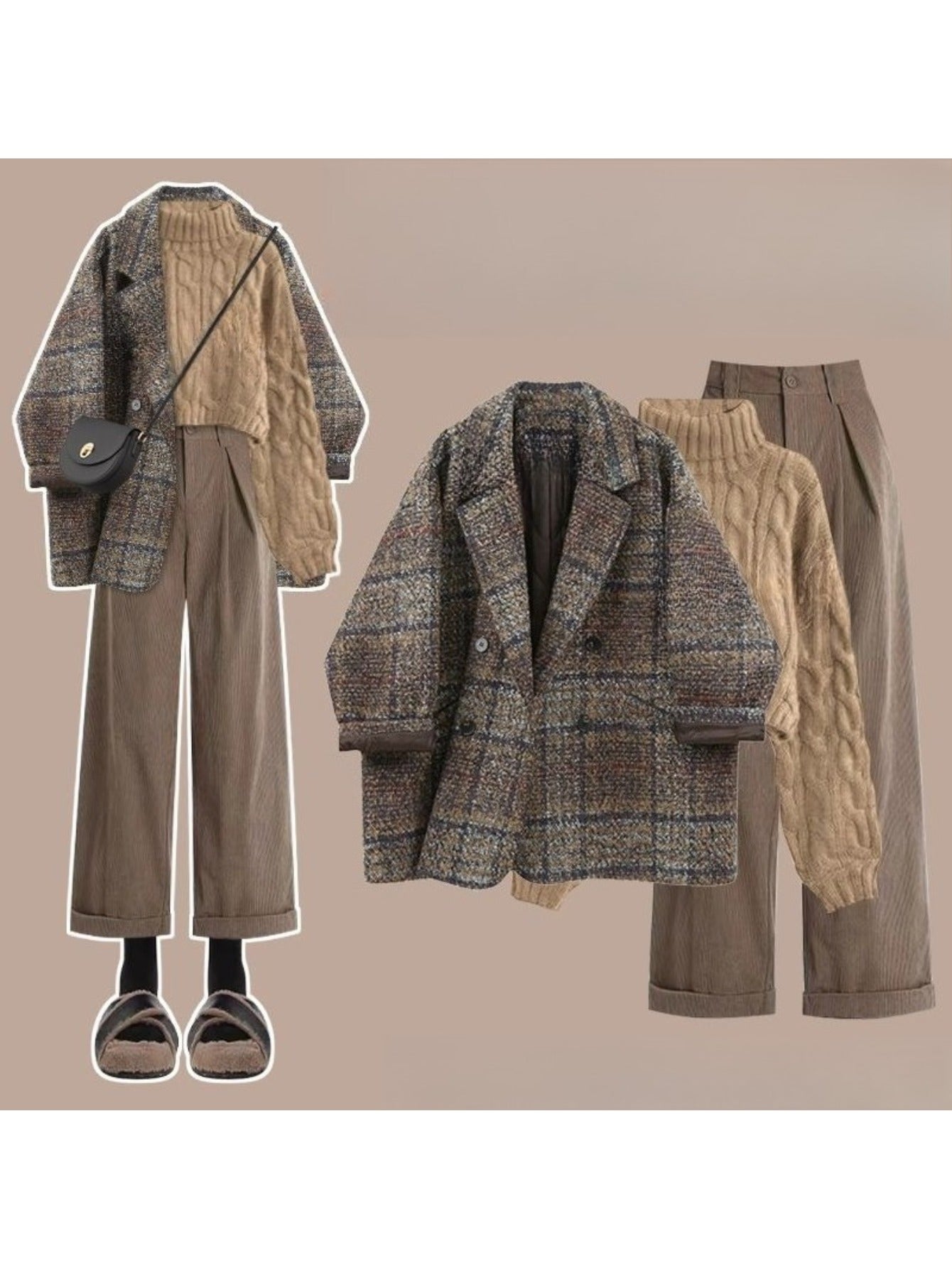 Thick Fleece Coat for Women in Early Autumn 2025 New High-End And Very Beautiful Small Suit Coat