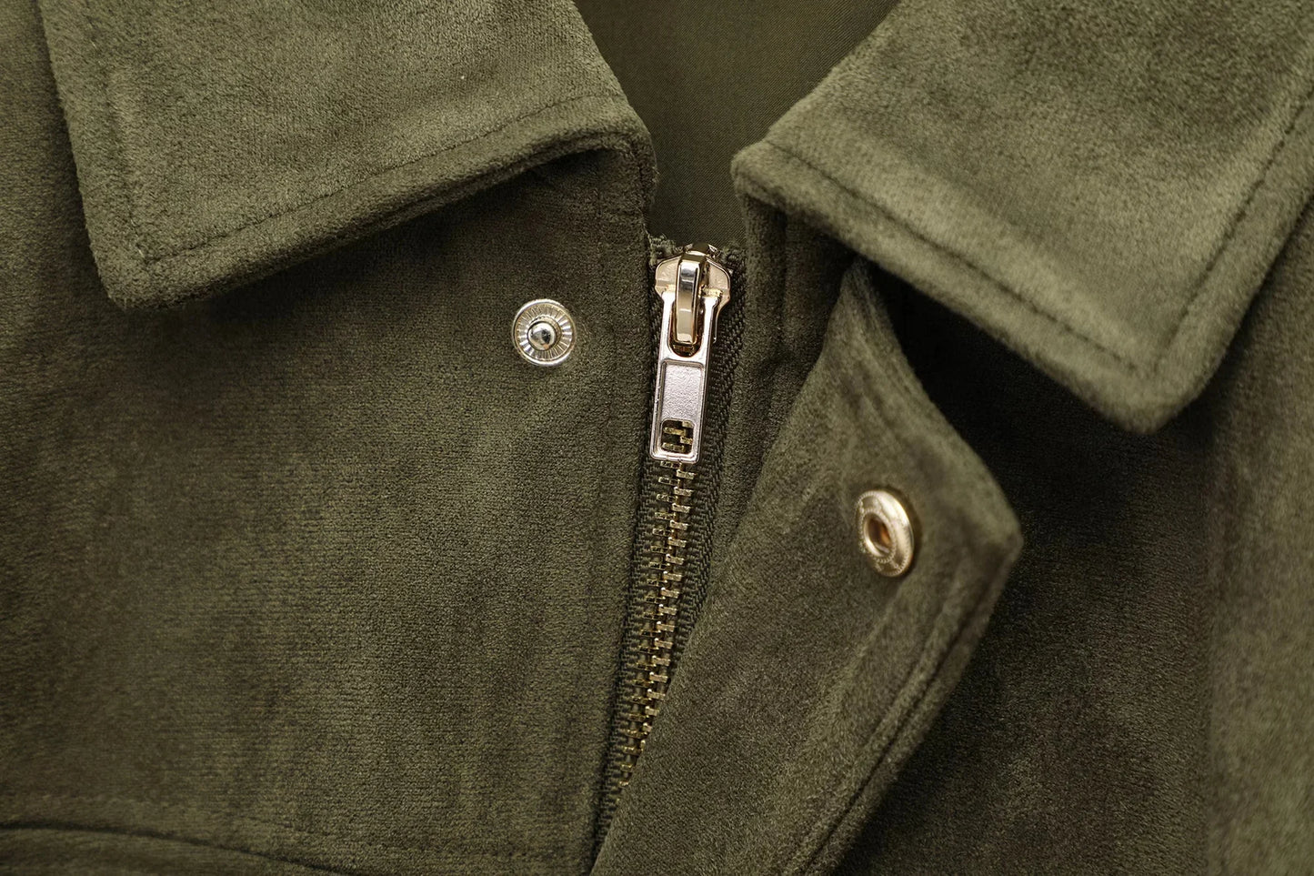 KONDALA Green Bomber Jacket Women