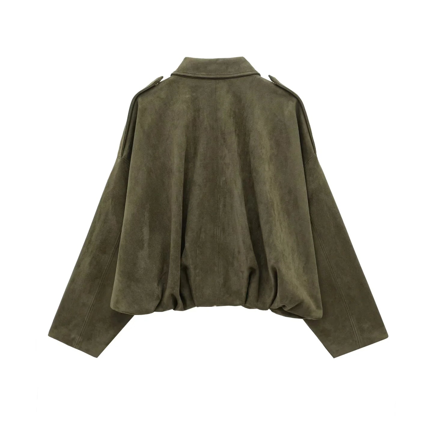 KONDALA Green Bomber Jacket Women
