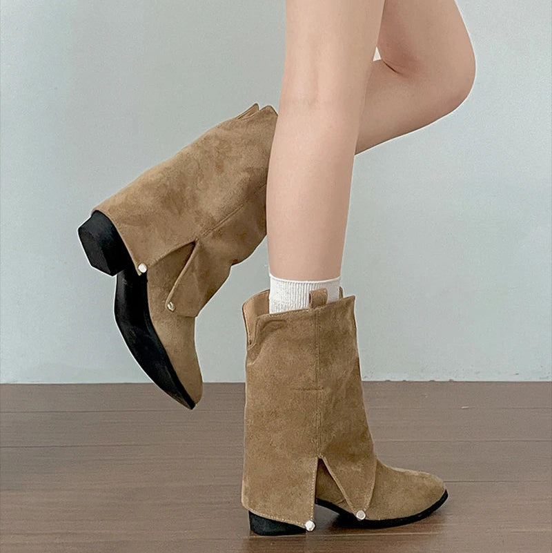 Nayosi Women’s Cowboy Boots – Short & Chic Design