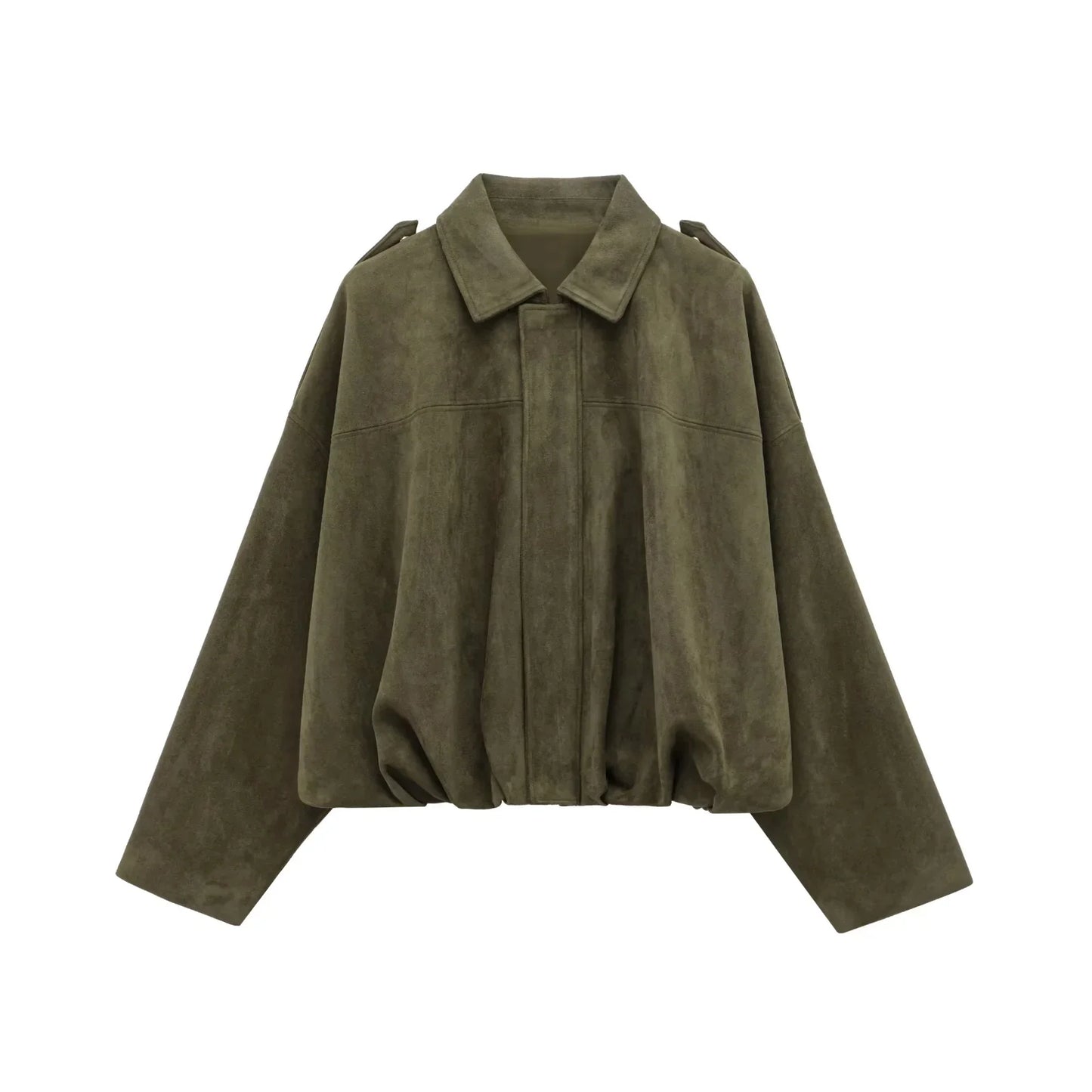 KONDALA Green Bomber Jacket Women